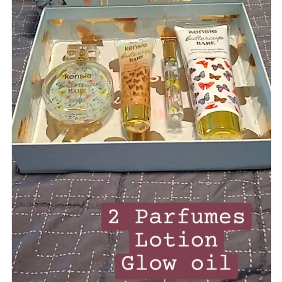 Kensie Bath & Body Nwt Kensie 4 Piece Buttercup Set 2 Parfumes And